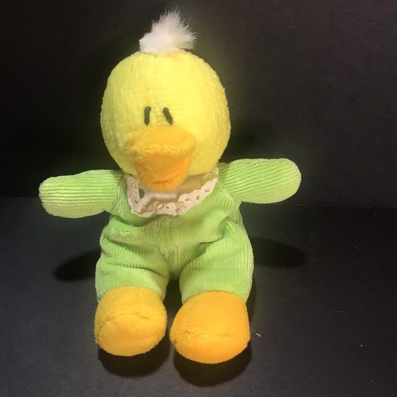JC Penney Toys Vintage Duck Jc Penney Rattle Baby Toy Yellow 8 Tall